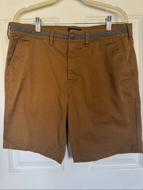 Express Men's Hyper Stretch 365 Comfort Slim Above The Knee Chino Shorts